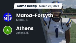 Recap: Maroa-Forsyth  vs. Athens  2021