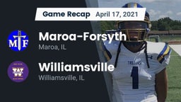 Recap: Maroa-Forsyth  vs. Williamsville  2021