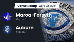 Recap: Maroa-Forsyth  vs. Auburn  2021