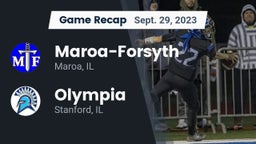 Recap: Maroa-Forsyth  vs. Olympia  2023
