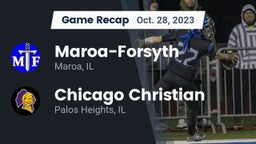 Recap: Maroa-Forsyth  vs. Chicago Christian  2023