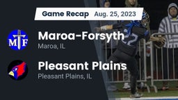 Recap: Maroa-Forsyth  vs. Pleasant Plains  2023