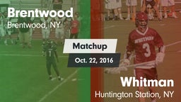 Matchup: Brentwood High vs. Whitman  2016