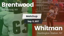 Matchup: Brentwood High vs. Whitman  2017