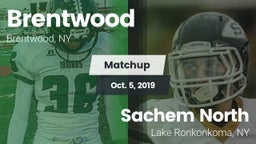 Matchup: Brentwood High vs. Sachem North  2019