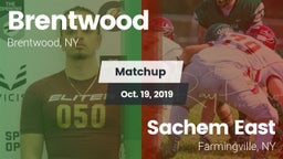 Matchup: Brentwood High vs. Sachem East  2019