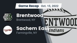 Recap: Brentwood  vs. Sachem East  2022