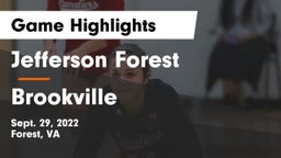 Jefferson Forest  vs Brookville Game Highlights - Sept. 29, 2022