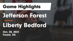 Jefferson Forest  vs Liberty Bedford Game Highlights - Oct. 20, 2022