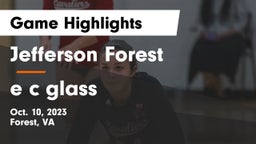 Jefferson Forest  vs e c glass Game Highlights - Oct. 10, 2023