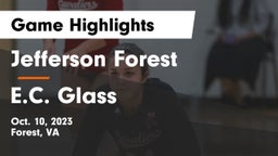 Jefferson Forest  vs E.C. Glass Game Highlights - Oct. 10, 2023