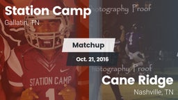 Matchup: Station Camp High vs. Cane Ridge  2016