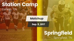 Matchup: Station Camp vs. Springfield  2017