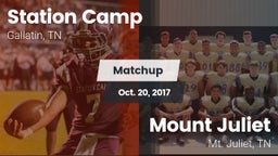 Matchup: Station Camp vs. Mount Juliet  2017