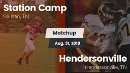 Matchup: Station Camp vs. Hendersonville  2018
