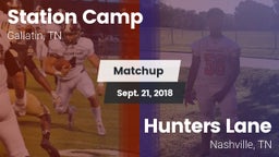 Matchup: Station Camp vs. Hunters Lane  2018