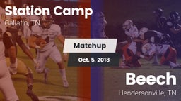 Matchup: Station Camp vs. Beech  2018