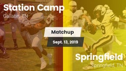 Matchup: Station Camp vs. Springfield  2019