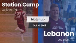 Matchup: Station Camp vs. Lebanon  2019