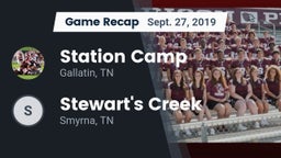 Recap: Station Camp vs. Stewart's Creek  2019