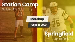 Matchup: Station Camp vs. Springfield  2020