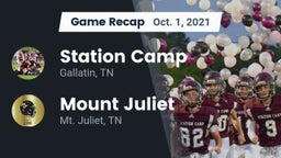 Recap: Station Camp  vs. Mount Juliet  2021