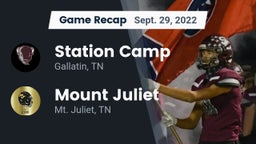 Recap: Station Camp  vs. Mount Juliet  2022
