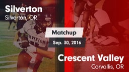Matchup: Silverton High vs. Crescent Valley  2016