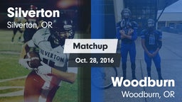Matchup: Silverton High vs. Woodburn  2016