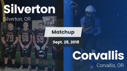 Matchup: Silverton High vs. Corvallis  2018