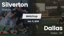 Matchup: Silverton High vs. Dallas  2018