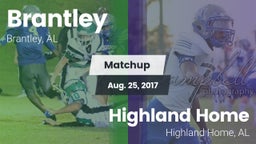 Matchup: Brantley  vs. Highland Home  2017