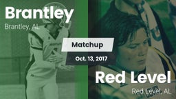 Matchup: Brantley  vs. Red Level  2017