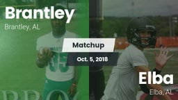 Matchup: Brantley  vs. Elba  2018