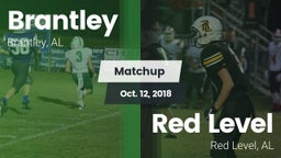 Matchup: Brantley  vs. Red Level  2018