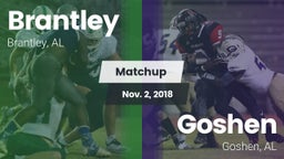 Matchup: Brantley  vs. Goshen  2018