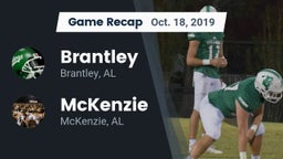 Recap: Brantley  vs. McKenzie  2019