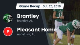 Recap: Brantley  vs. Pleasant Home  2019