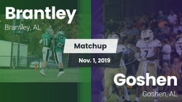 Matchup: Brantley  vs. Goshen  2019