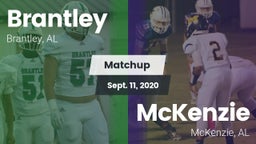 Matchup: Brantley  vs. McKenzie  2020
