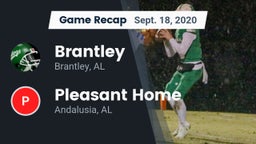 Recap: Brantley  vs. Pleasant Home  2020