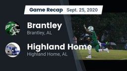 Recap: Brantley  vs. Highland Home  2020
