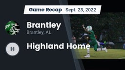 Recap: Brantley  vs. Highland Home 2022