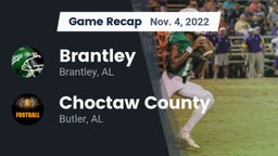 Recap: Brantley  vs. Choctaw County  2022