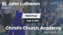 Matchup: St. John Lutheran Hi vs. Christ's Church Academy 2019