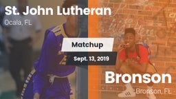 Matchup: St. John Lutheran Hi vs. Bronson  2019