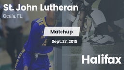 Matchup: St. John Lutheran Hi vs. Halifax 2019
