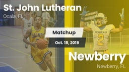 Matchup: St. John Lutheran Hi vs. Newberry  2019