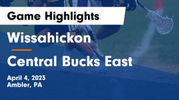 Wissahickon  vs Central Bucks East  Game Highlights - April 4, 2023