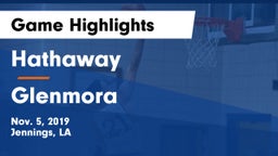 Hathaway  vs Glenmora  Game Highlights - Nov. 5, 2019